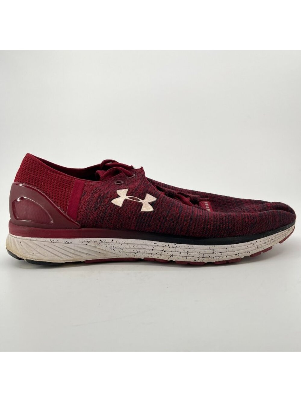 Under Armour Charged Bandit 3 Mens Size 11.5EE Maroon Red Running Shoes Sneakers